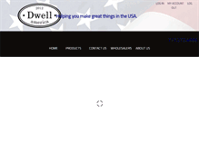 Tablet Screenshot of dwellamerica.com